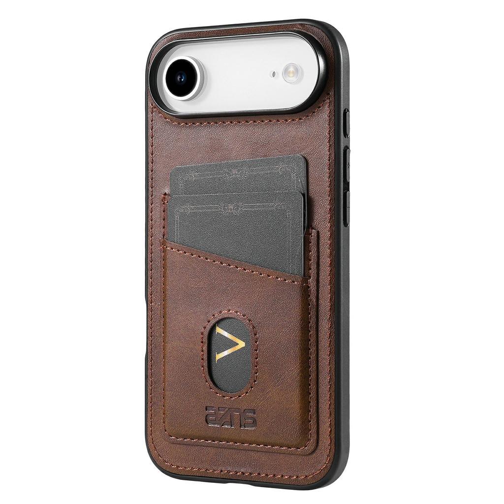 AZNS K1 Series Pro iPhone Air Pouzdro Textura telete Odolné proti pádu PU+TPU Kryt na telefon