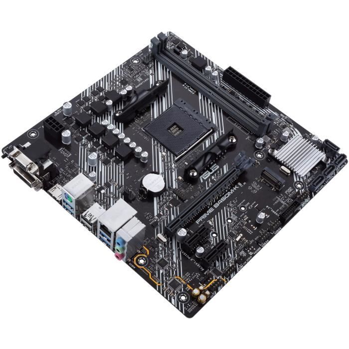 Motherboard - ASUS - Prime B450M-K II - AMD B450 - Socket AM4 micro ATX