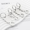 1Pcs Reusable Stainless Steel Shopping Cart Token, Trolley Token Keychain For Supermarket, Removable Release Key Coin Keyring