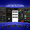 LED Devil Eye Light for Car Truck Windshield Animated LED Matrix Panel Sign Flexible Programmable Digital Display Light APP