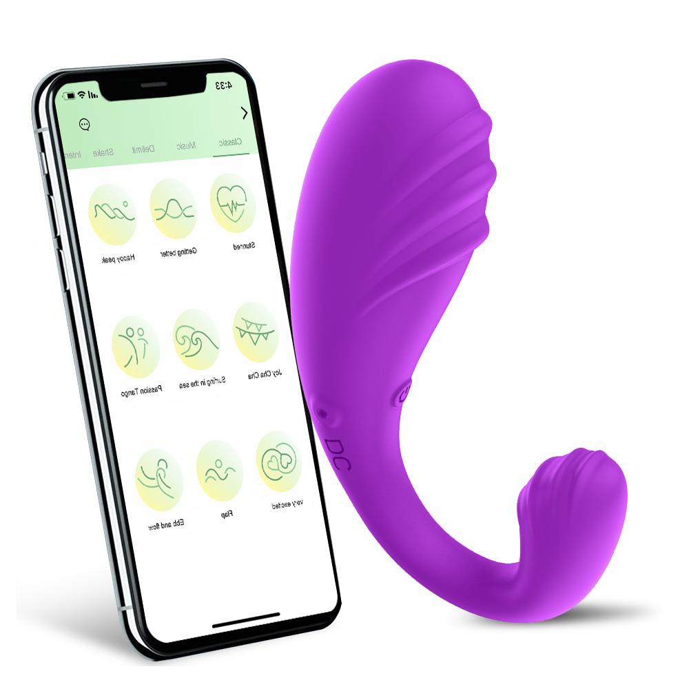 APP Controlled Vibrating Egg Massager Wearable G Spot Anal Stimulator Adult Sex Toys for Women Couples