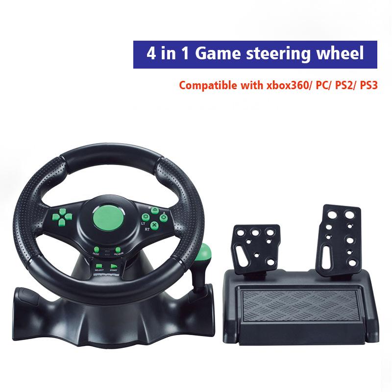 Multi-Platform Racing Wheel for Switch/Xbox/PS/PC Games