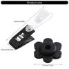 Pack Of 20 Adjustable Yard Flag Holder Clips Practical Flagpole Stand and Plums Blossom Stoppers Garden Decoration