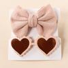 Baby Girls Headband Sunglasses Decor Kit Children Kids Supplies Seaside Beach- Accessories Bows Hair Band & Sunglasses