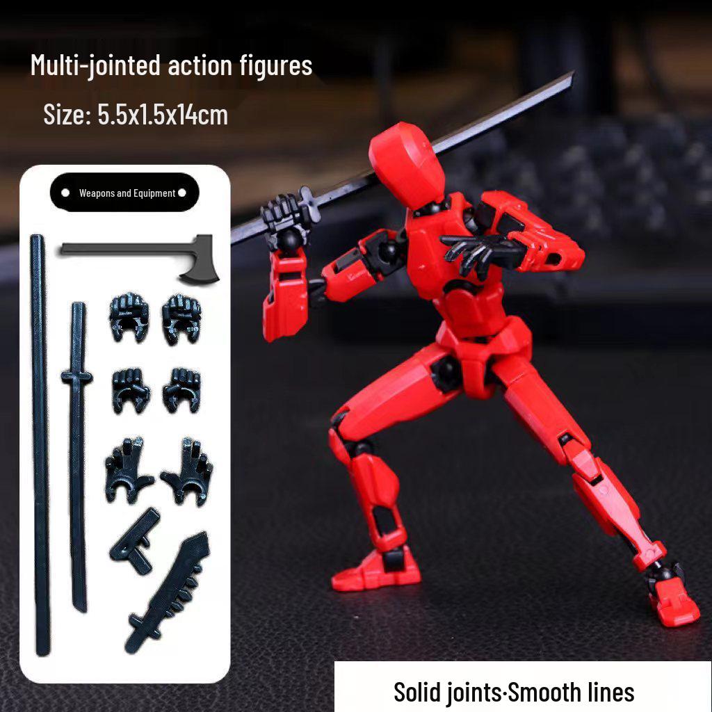 

Магнитная подвижная фигурка: Кукла-манекен для декомпрессии 6-го поколения «Сделай сам»