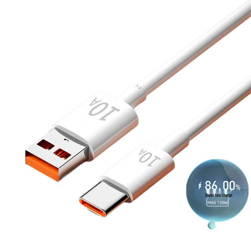 120W Super Fast Charging Type-C Cable for Huawei, Vivo, Oppo, Honor, Xiaomi