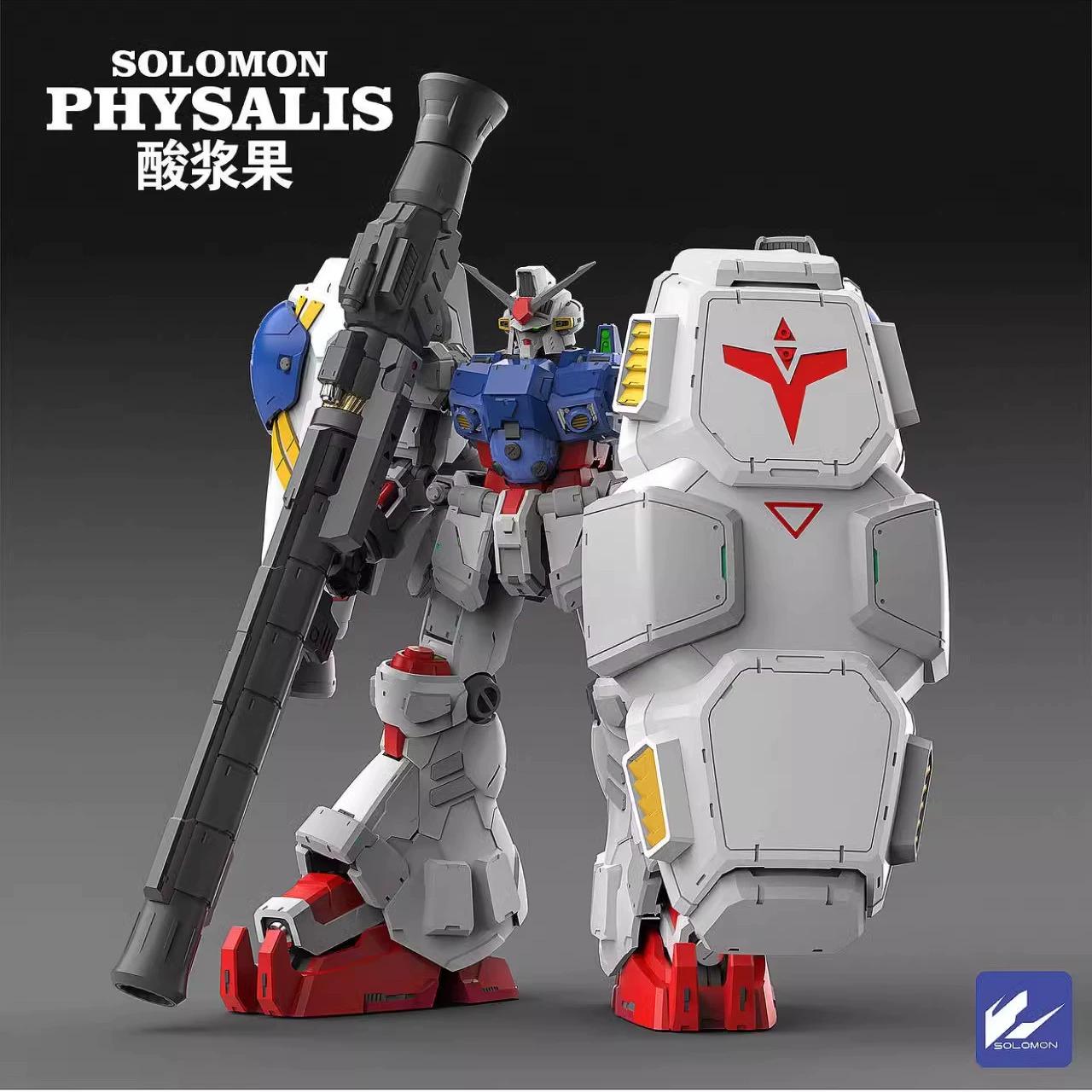 

Solomon 1/100 RX-78 GP02 Physalis Assembly Miniature Kit Action Figures Multi-Layered Overlapping Skeleton Mecha Surprise Present Playthings