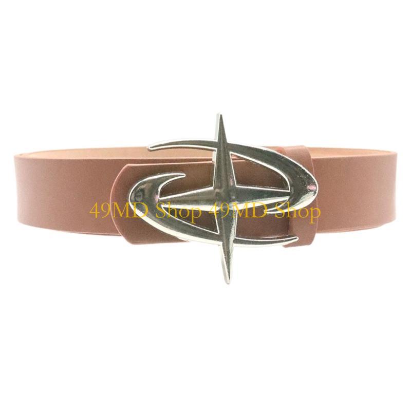 49MD Trendy Waist Belt Chain Punk Star for Casual Costume Belt for Jeans Dress