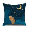 Beautiful Night Sky Printed Throw Pillow Cover With Short Plush Print Living Room Sofa Decoration Cushion Cover Pillow Covers