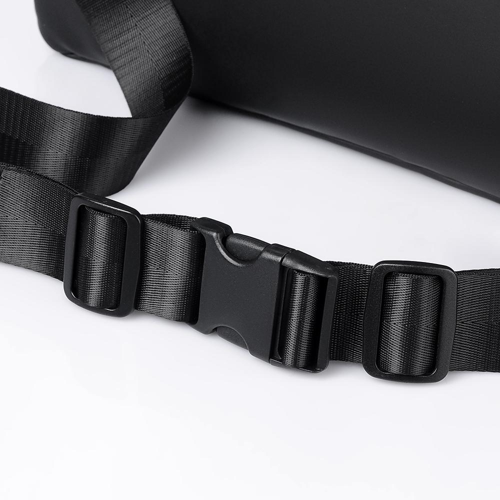 New men's fanny pack Korean version functional breast bag simple fashion shoulder bag sports fanny pack large capacity satchel men's