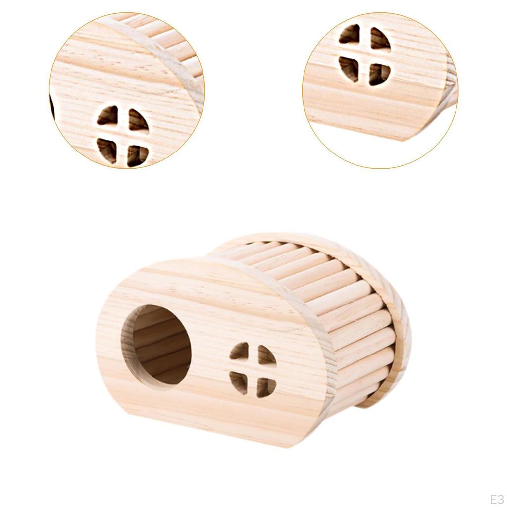 Hamster Habitat Holzhaus für Kleintiere und Mäuse