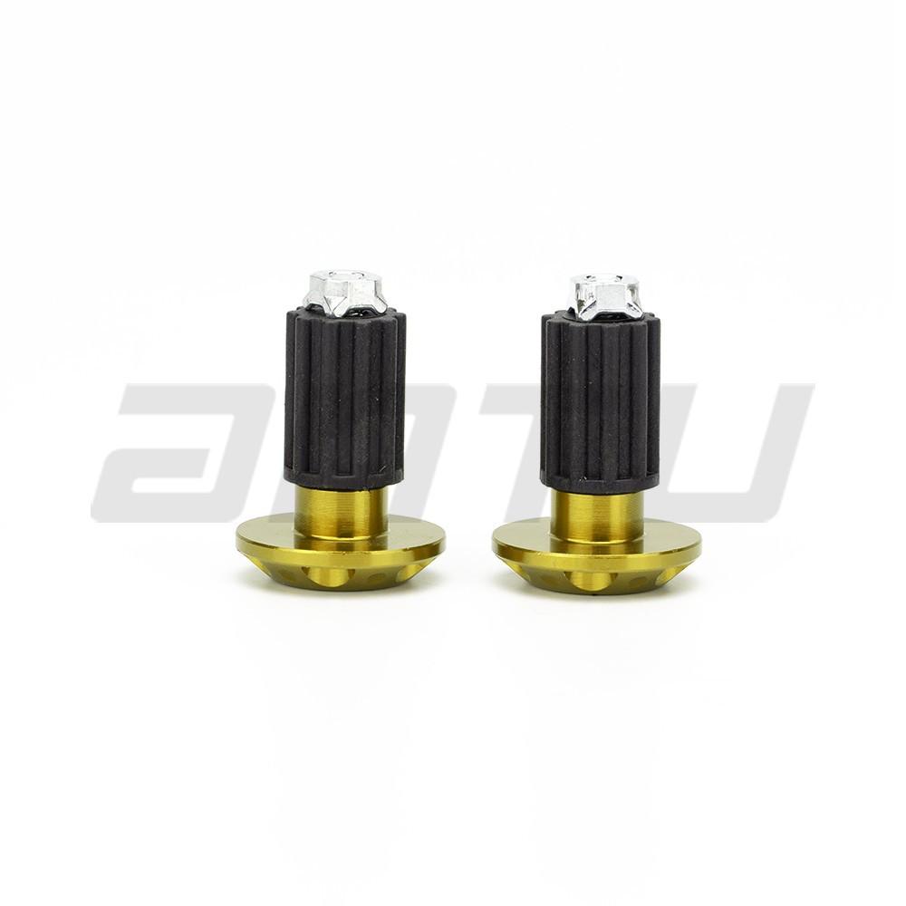 

Motorcycle handlebar plug modification accessories Aluminum alloy pedal battery Electric vehicle handlebar plug Decorative handle plug золотий