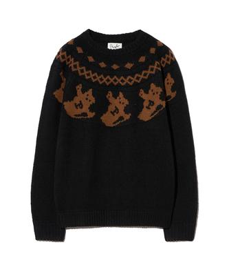 PHYSICAL DEPARTMENT Yoga Bear Nordic Knit_Black