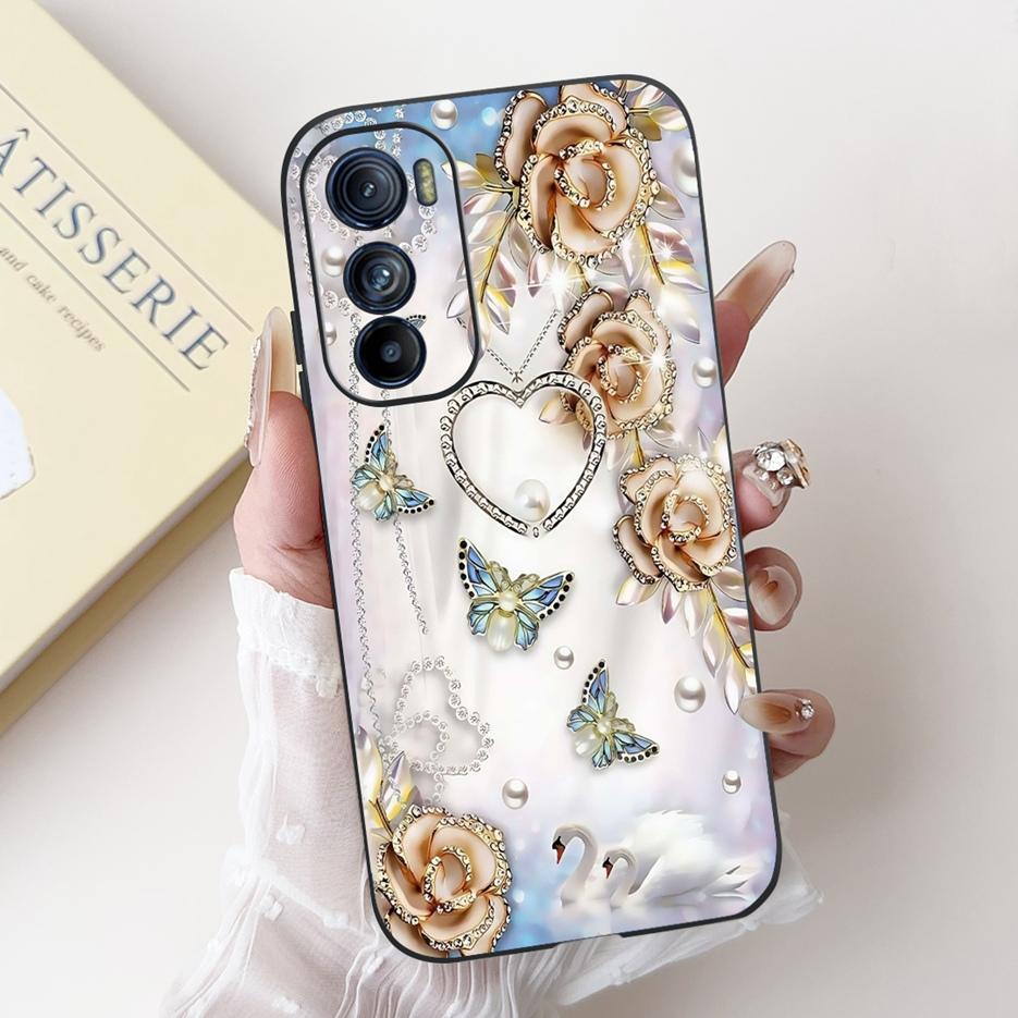 For Motorola Edge 30 5G Case XT2203-1 Luxury Candy Painted Cover Shockproof Phone Case For Motorola Edge 30 Pro Edge30 4G Bumper