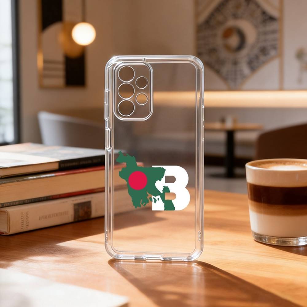 B-Bangladesh F-Flag  Phone Case For Samsung S25,S24,S21,S22,S23,S30,Ultra,S20,Plus,Fe Transparent Cover