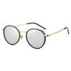 Retro Street Shooting Ladies Sunglasses Famous Luxury Brand Design Round Frame Women'S Glasses Prescription 0 -0.5 -0.75 To -6.0