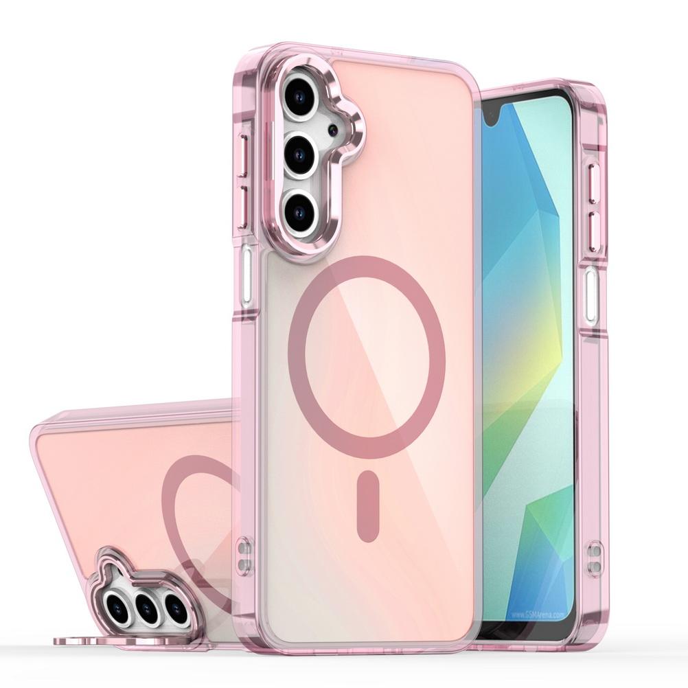 

Powerful Magnetic Gradient Metal Lens Protection Anti Yellow Case For Samsung A16 Galaxy A55 A35 A25 A15 A05S Back Cover Galaxy A55