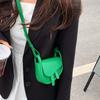 Female Woman Casual Shoulder Bag PU Leather for Shopping Dating, Commuting Green