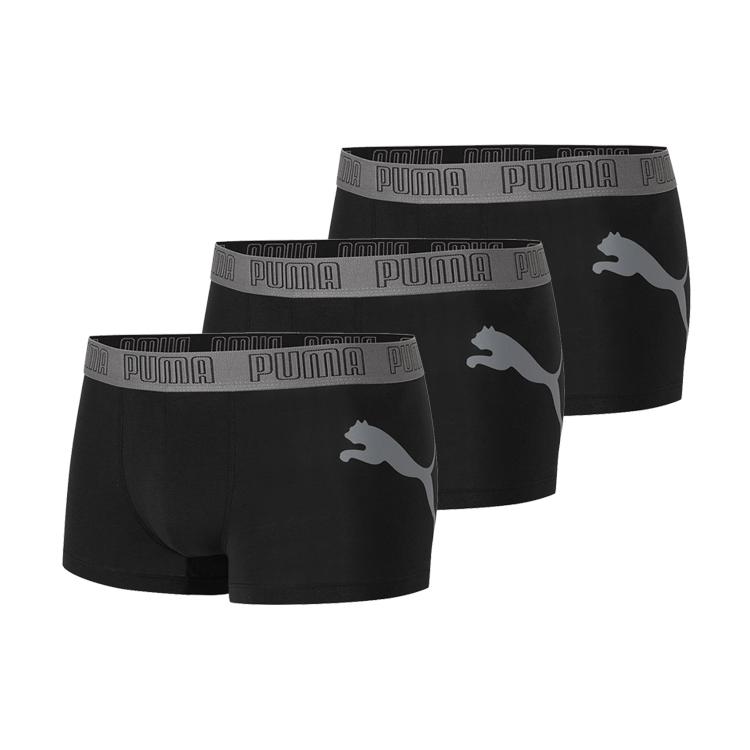 PUMA Boxer Briefs Men's Combo Set Black (Unisex) Boxer Briefs 701220208 001