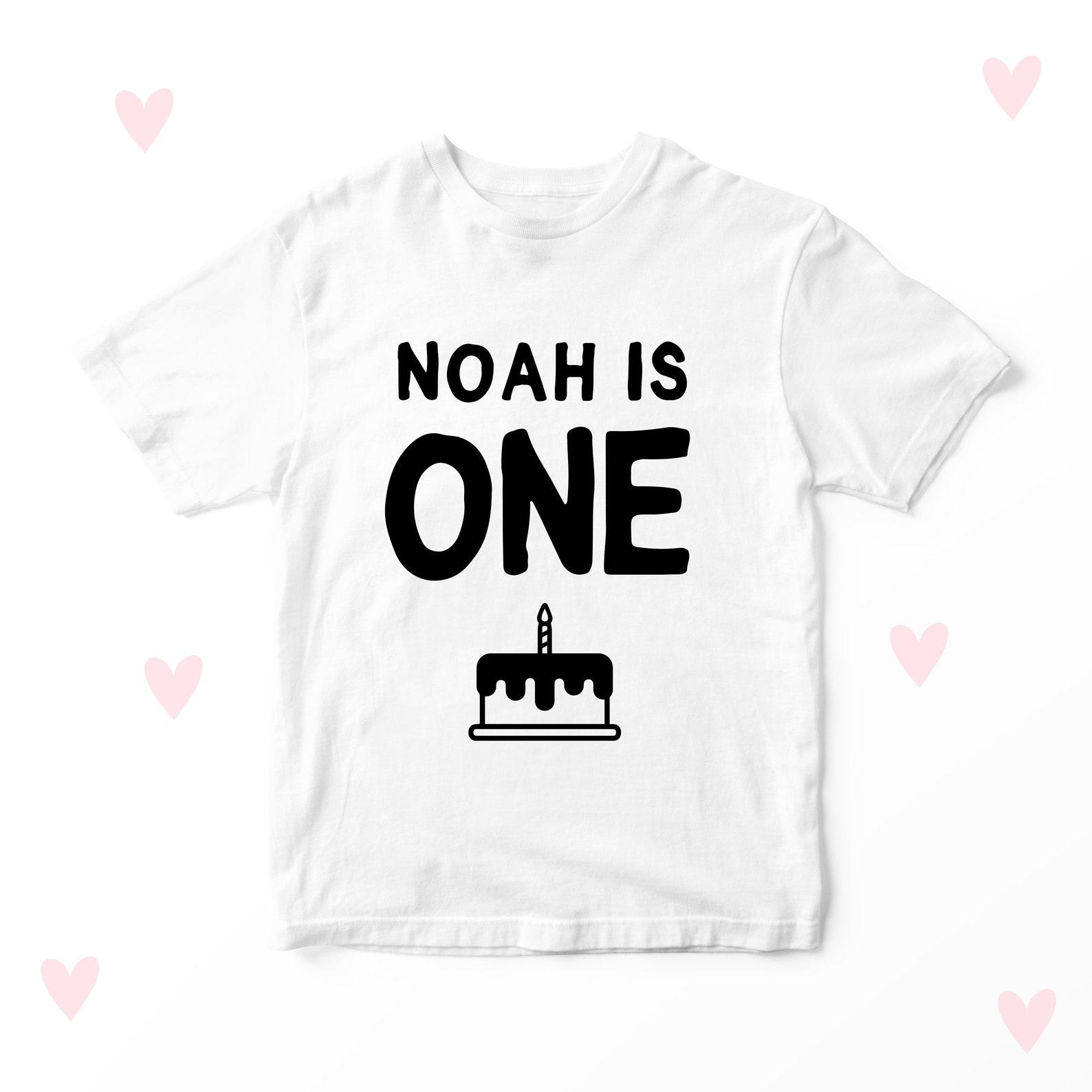Personalized 1st Birthday T-shirt: Cotton Party Outfit 150