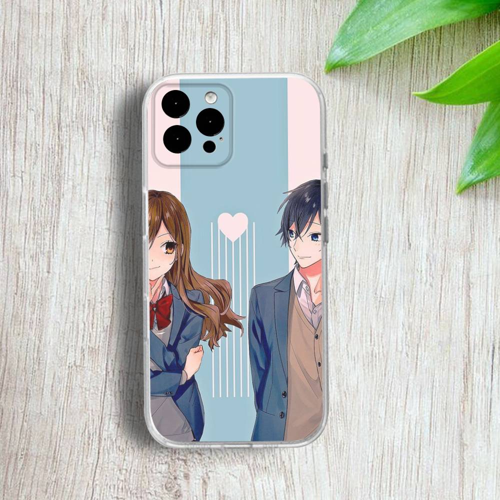 H-Horimiya Anime Phone Case For iPhone 17,16,15,14,13,12,11 Pro,Max,Plus,X,XS,XR,SE4,E Mini Transparent Soft Cover