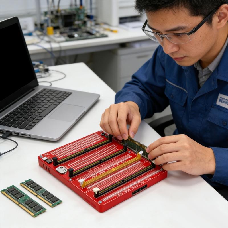 Professional DDR3 DDR4 DDR5 Memory Tester Type C and Cell Battery Power Supply For Quick Diagnosis And Reliables Work