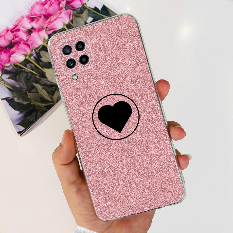 For Samsung M32 Case Galaxy M32 SM-M325F Cover Cute Fashion Flower Cartoon Soft Cases For Samsung M22 F22 M52 5G SM-M526B Bumper