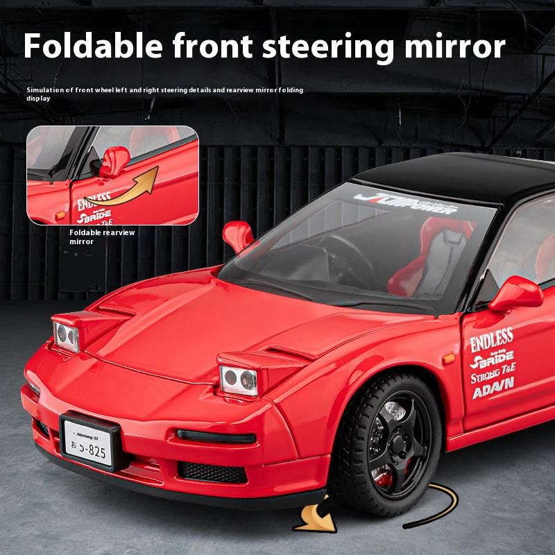 1/22 Honda Cool NA1 Alloy Model, Cool Sound and Light, Exquisite Desktop Ornaments, The Best Collection for Car Model Enthusiasts