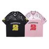 American Retro Sports Jersey Short-sleeved Fans European and American Street Tide Brand Loose Fan Version