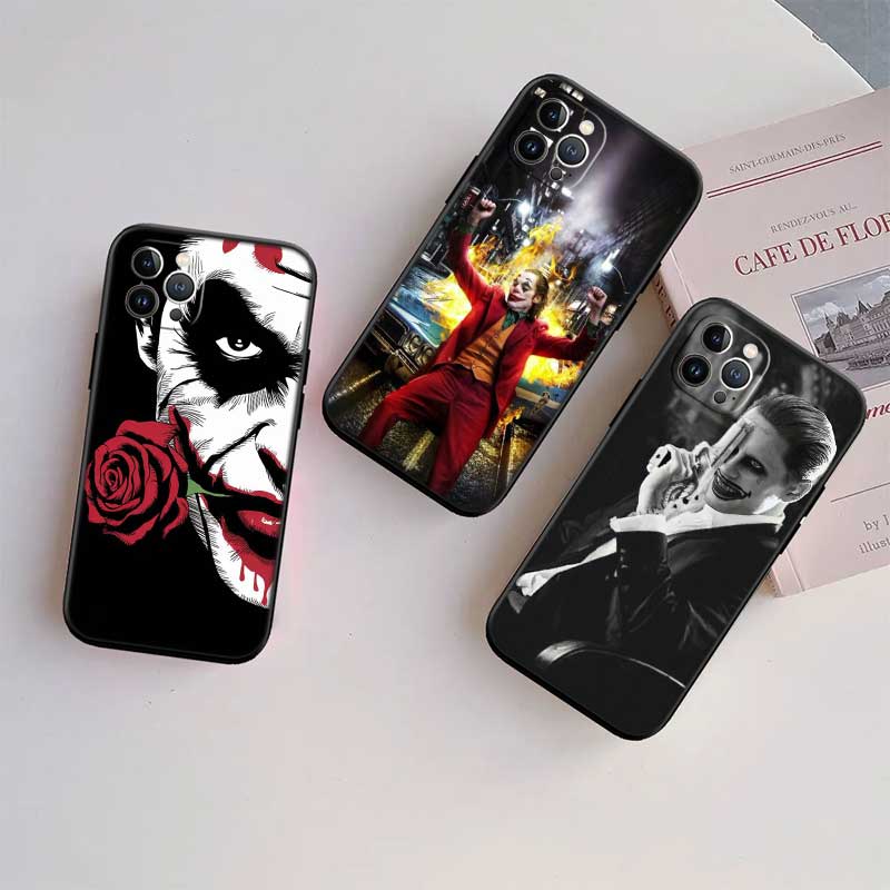 RE40 Joker New High-End Shell Phone Case for iPhone 16 15 14 13 12 Pro Max Plus Mini