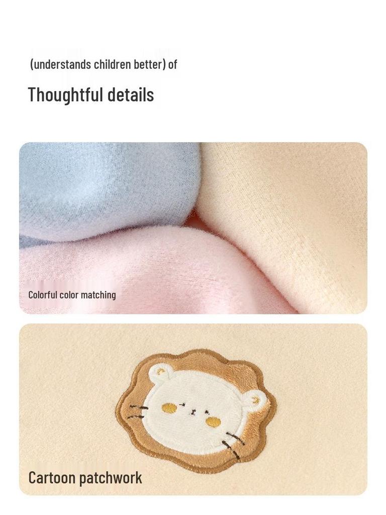 Nidoran Pure Cotton Infant Scarf: Small, Cozy Neck Warmer for Babies, Unisex, Perfect for Autumn & Winter