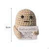 Funny Knitted Doll Novelty Potato Gift Inspired Toy for Party Bedroom Office Coffee
