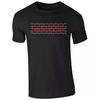 Pink Floyd 'Comfortably Numb' T-shirt, Muur Stijl Rode Tekst T-shirt, Maat S tot 5XL Unisex T-shirt