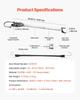 Adjustable Transom Saver 32-44 in Boat Transom Saver with Heavy-Duty Head