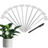Plant Markers Stainless Steel Seedling Tags 10 Pieces Reusable Stainless Steel Plant Labels For Homesteading Gardening Outdoors