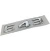 1pc 3D ABS Black Chrome Letters Car Sticker Rear Trunk Emblem Badge E43 E53 E63 Logo For AMG E Class W213 W212 Accessories