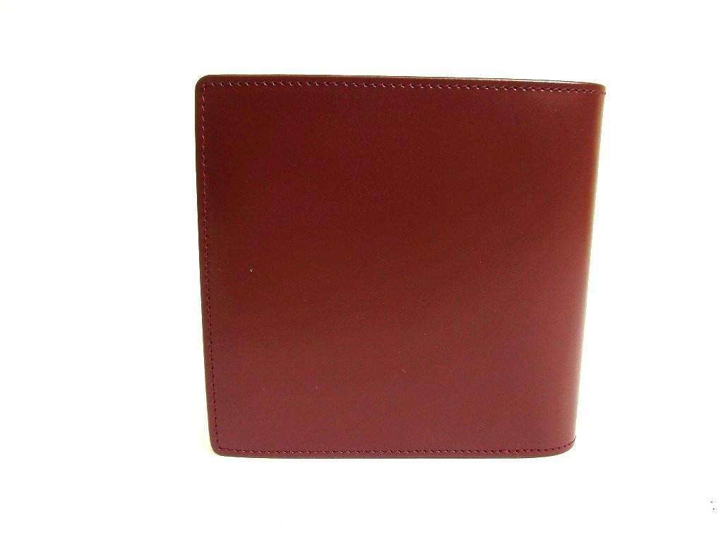 Authentic Cartier Must de Cartier Bordeaux Leather Bifold Wallet Purse #a944  Refurbished
