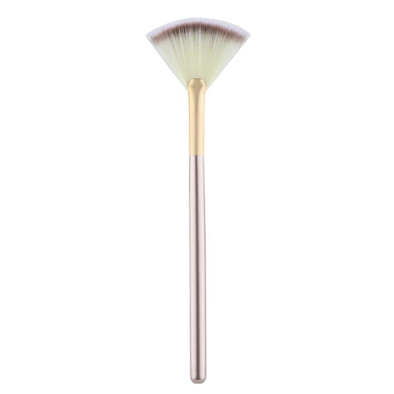 Fan-shaped Brush, Even Brush, High-gloss Brush, Fiber Hair Makeup Brush, Fixed Makeup, Loose Brush, Makeup Tool