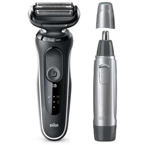 

BRAUN Электробритва BRAUN Series 5 50W1200S и бритвенный станок EN10 в комплекте модель BRAUN [3 лезвия/AC100V240V] 50W1200SEN