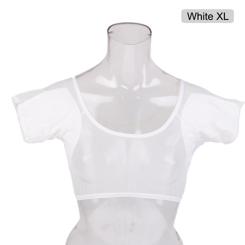 Underarm Sweat Pads Absorption Vest Mesh Quick-Drying T-Shirt Shape Breathable Sweat Absorbing Anti-Sweat Armpit Stain Silk Pads