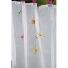 Small Curtains, Small Coffee Curtains, Embroidered Small Flower Short Curtains, Kitchen Curtains Ht-019