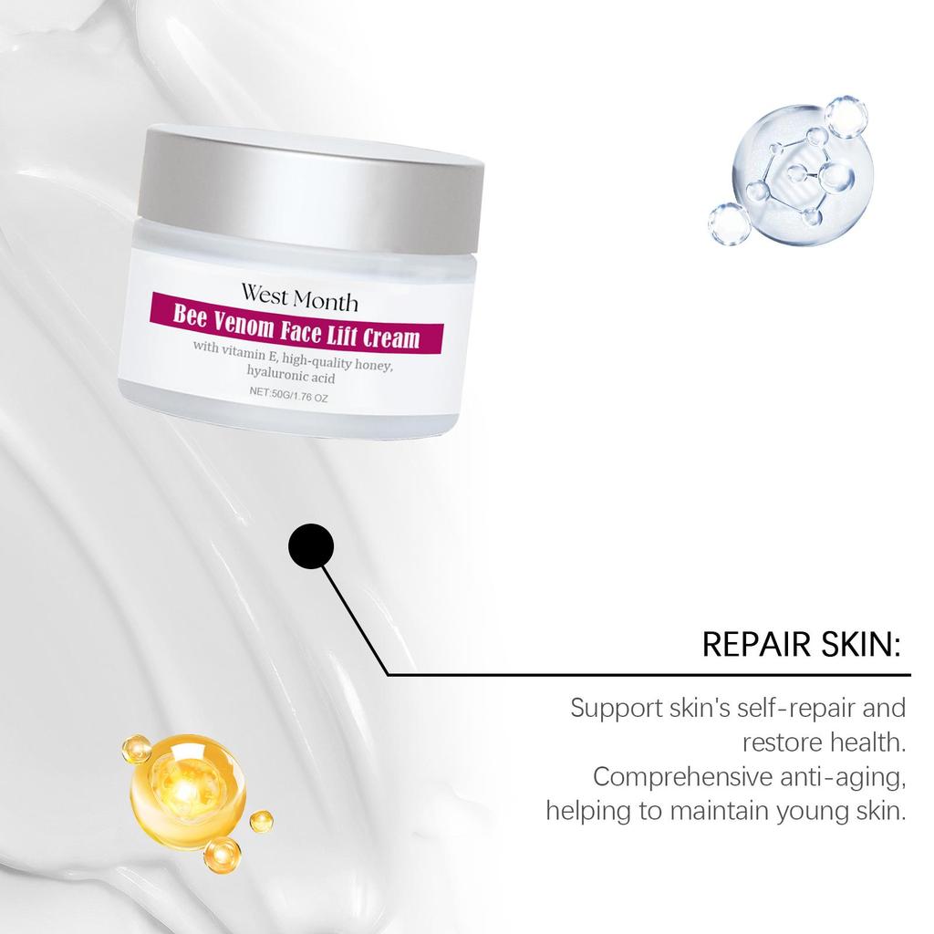 West Month Moisturizing Cream Gentle Repair & Hydration for Facial Skin Nourishing & Radiant Skin Cream 50g