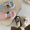 Dachshund lightweight thick-bottomed one-word slippers for women's summer wear, non-slip and cool slippers for stepping on shit