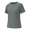 SALOMON Pl Rn Prem Wool Ss Merino Wool Breathable Moisture-Wicking Comfortable Crew Neck Pullover Short Sleeve T-Shirt Women T-Shirts Gray LC3078000