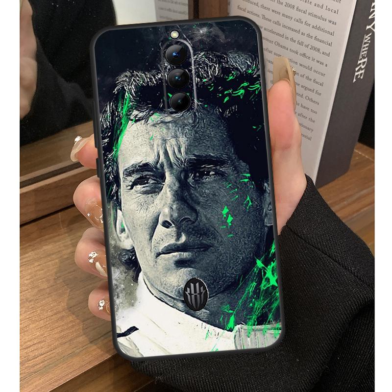 Racing Ayrton Senna Case For Nubia Red Magic 10 Pro Plus 6 7 Pro 6S 7S 5G 6R RedMagic 9S 8S 8 9 Pro Plus Coque