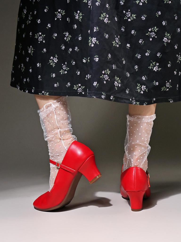 Damskie srebrne buty ze skóry naturalnej na wiosnę/lato do tańca kwadratowego: Średnio Wysoki Obcas Buty do Tańca Towarzyskiego