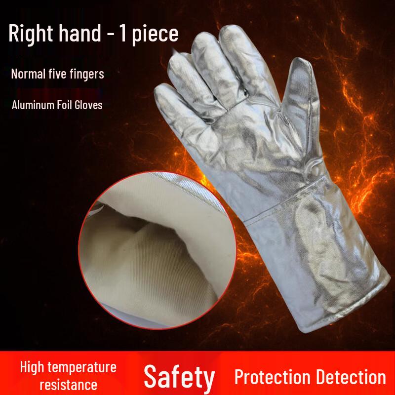 Yuzhuxun High-Temperature Aluminum Foil Protective Glove