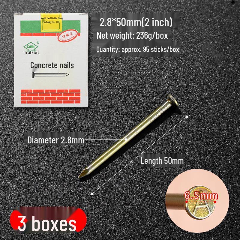 Long Cement Steel and Iron Nails for Wall and Woodworking