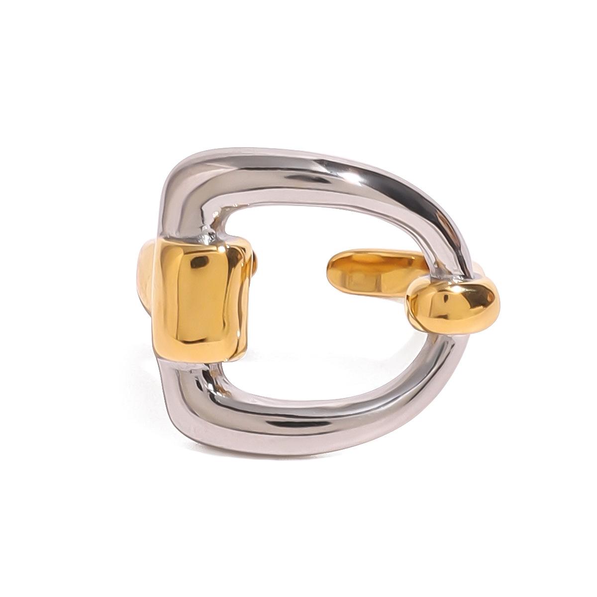 

Yori Stainless Steel Personalized Ring 18K PVD Plated Individualistic Jewelry Accessories Gift Metal High Quality Daily