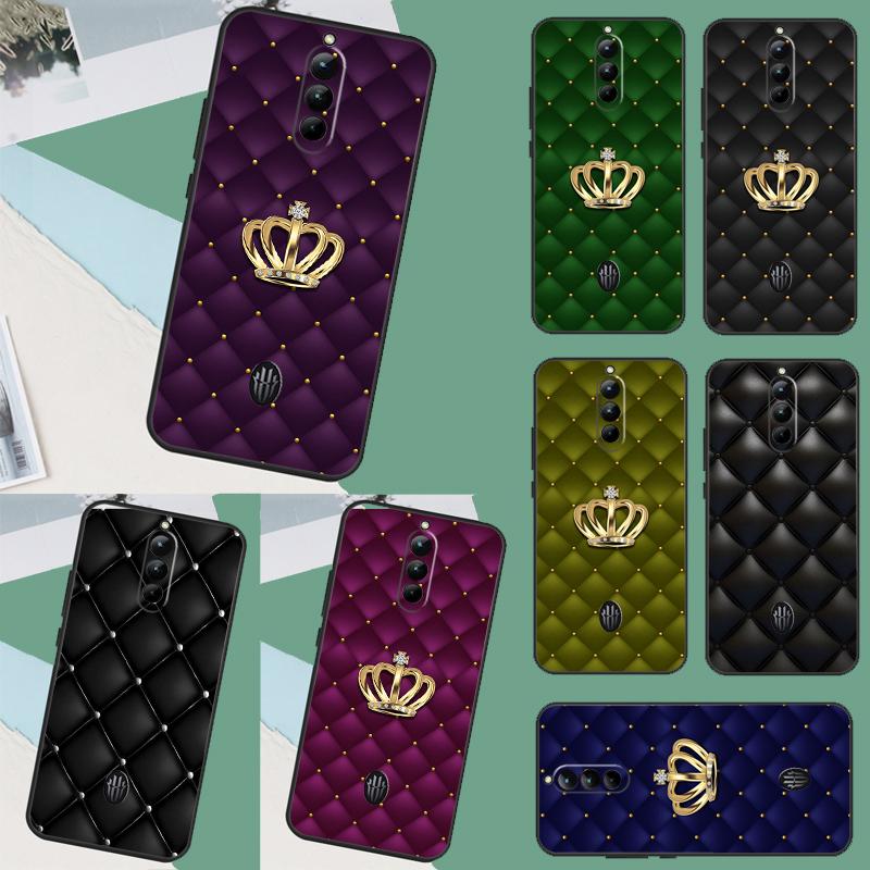 Quilted Texture Sofa Pattern Crown For Nubia Red Magic 10 Pro Plus 6 7 6S 7S Pro 5G 6R Case For RedMagic 8S 9S 9 8 Pro Plus